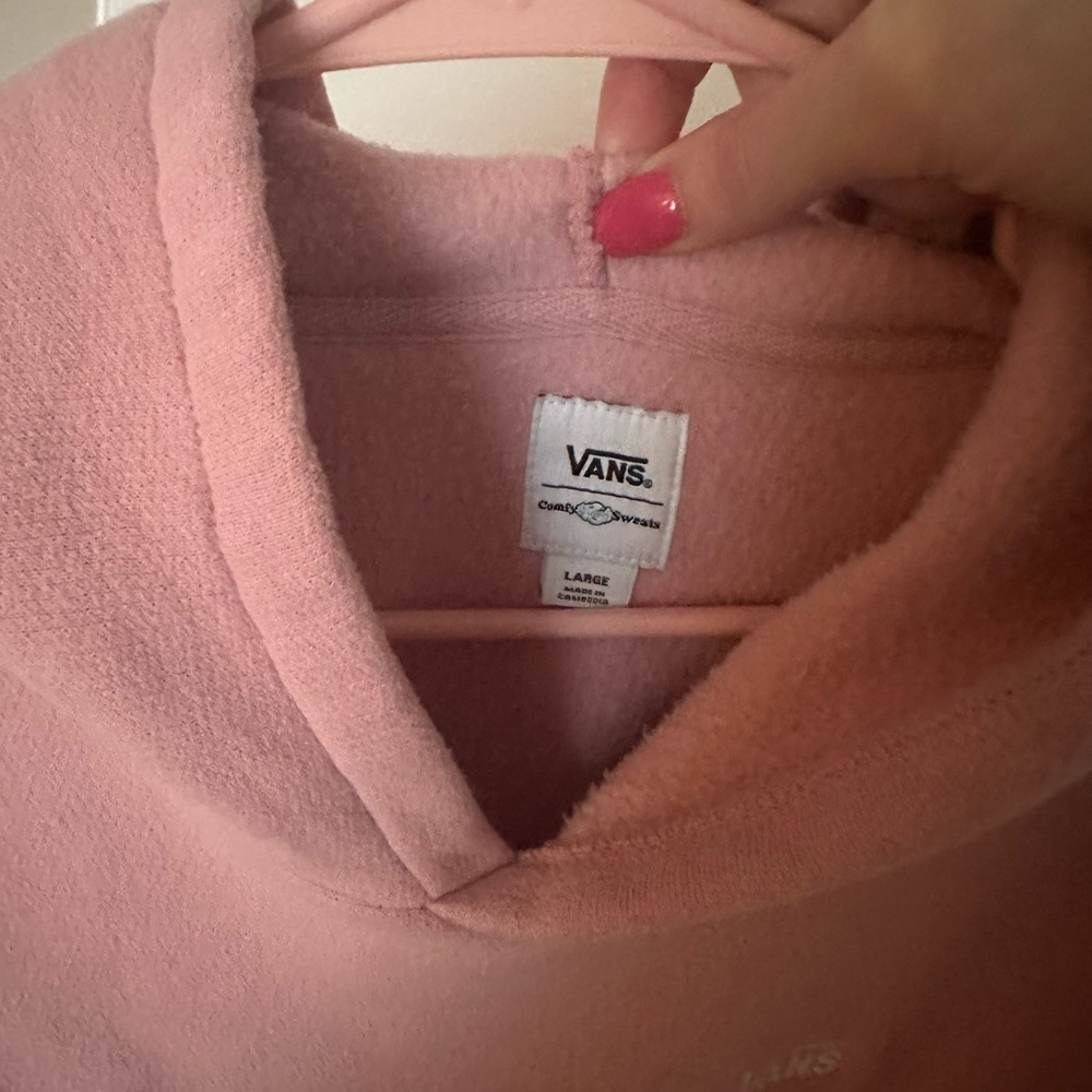 Dusty pink Vans hoodie